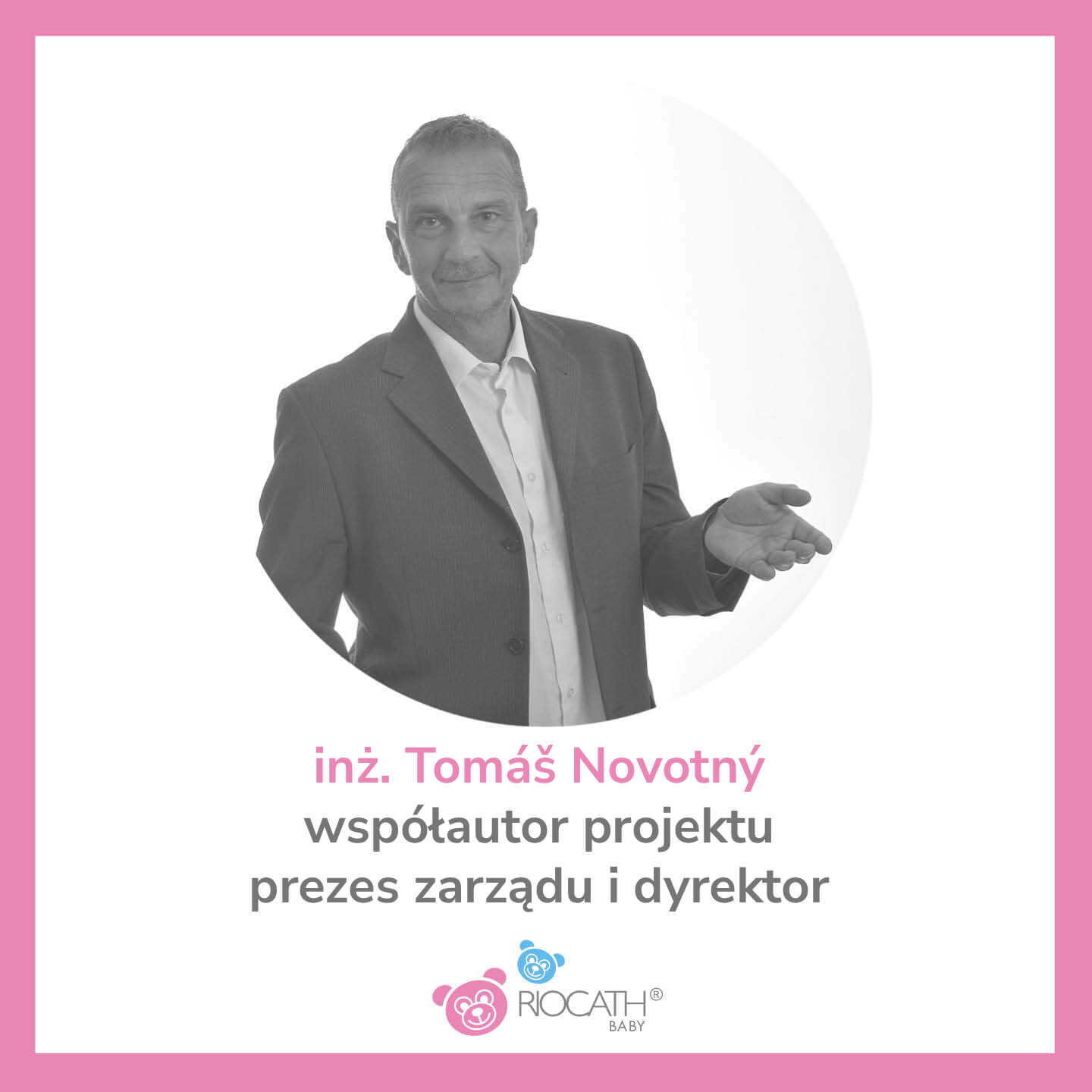 inż. Tomáš Novotný, współautor projektu, prezes zarządu i dyrektor generalny spółki